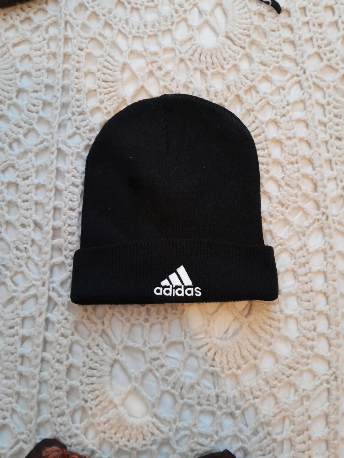 Bonnet en maille Adidas classique, couleur noir, pour Adulte